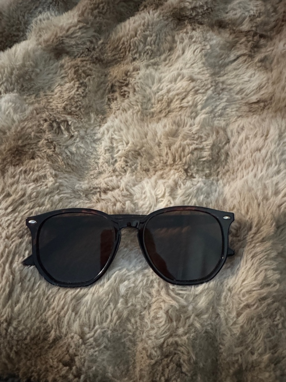 Classic Round Black Sunglasses
